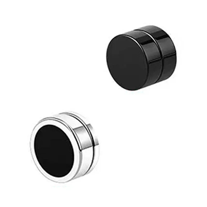 Unisex Geometric Magnetic Earrings - Luxury Stainless Steel