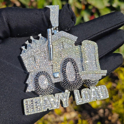 Iced Out Truck Pendant Necklace | CZ Heavy Hip Hop Men’s Streetwear Jewelry - CaratixJewelry