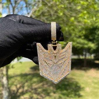 Luxury Iced Out Transformers Pendant for Men & Women | Hip Hop Robotic Head Necklace | Full CZ Unisex Bling | Cyberpunk Streetwear Jewelry | Caratix - CaratixJewelry
