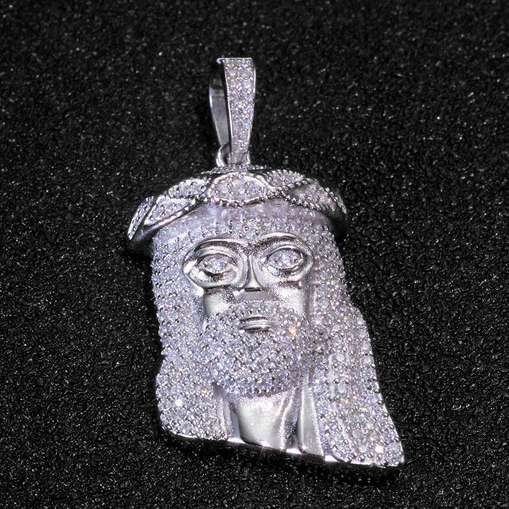 Custom 3D Vintage Figural Pendant | Full Iced-Out Hip Hop Jewelry for Men | Caratix - CaratixJewelry