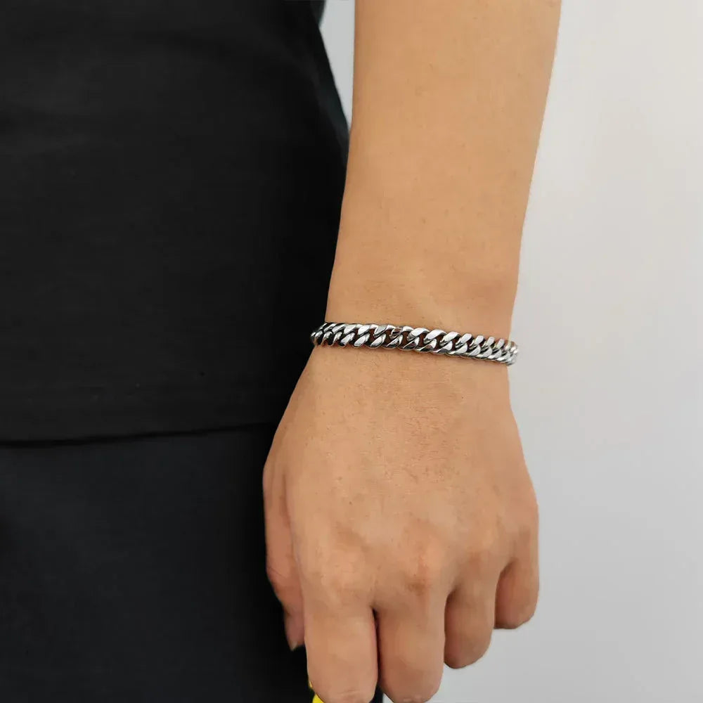 Cuban Link Zircon Hip Hop Bracelet Gold Chain Rapper Caratix - CaratixJewelry