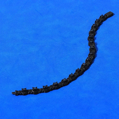 7.5mm Bead Cuban Bracelet Zircon Gold Chain Rapper Style for Men | Caratix Jewelry - CaratixJewelry