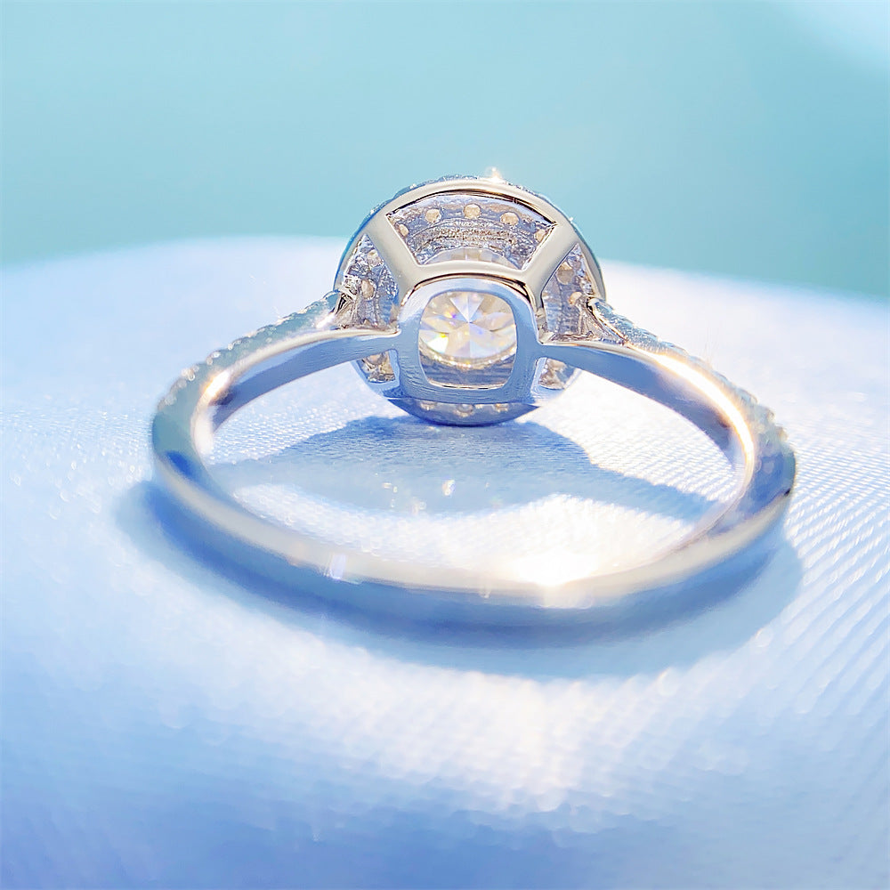 2026 Summer New S925 Silver 3ct Moissanite Ring | 3 Carat D Color VVS1 Solitaire | Caratix