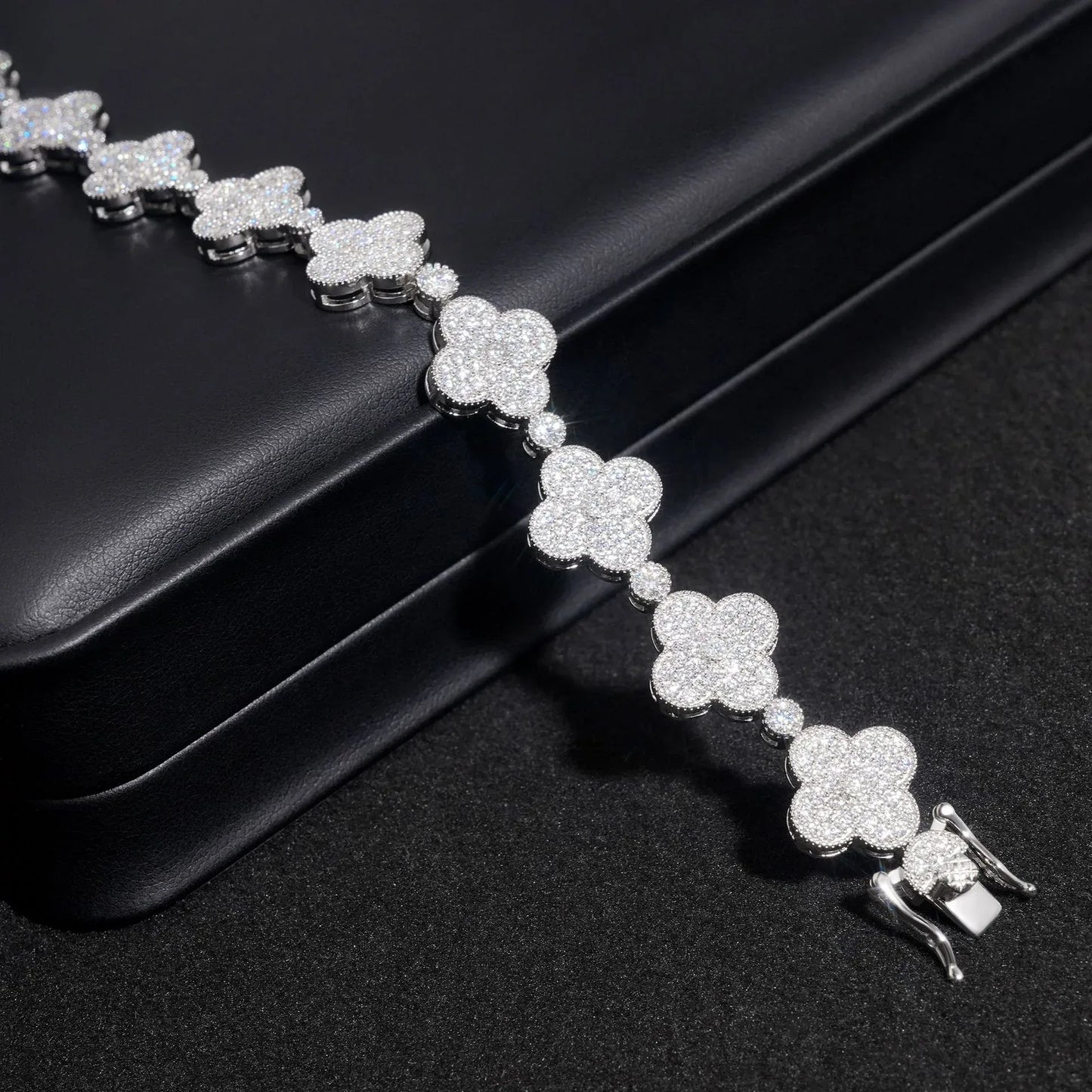 15mm Moissanite Cuban Link Necklace | S925 Silver Luxury Jewelry - CaratixJewelry