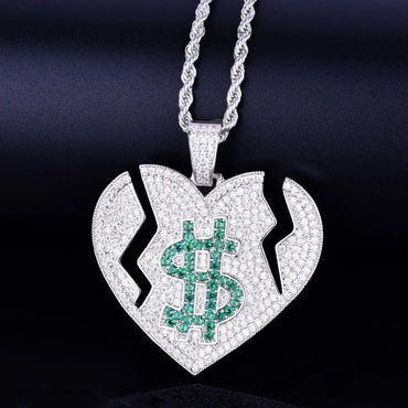 Men's Real 18K Gold Plated Money Love Necklace Caratix - CaratixJewelry