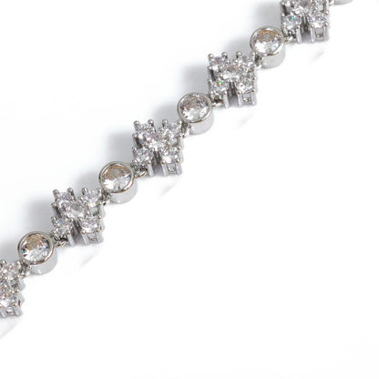 Cross Necklace Beaded Chain Zircon Hip Hop Jewelry for Men | Caratix Jewelry - CaratixJewelry