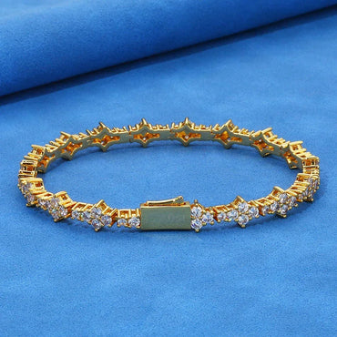 6.5mm Iced Out Zircon Tennis Bracelet Hip Hop Jewelry for Men | Caratix Jewelry - CaratixJewelry