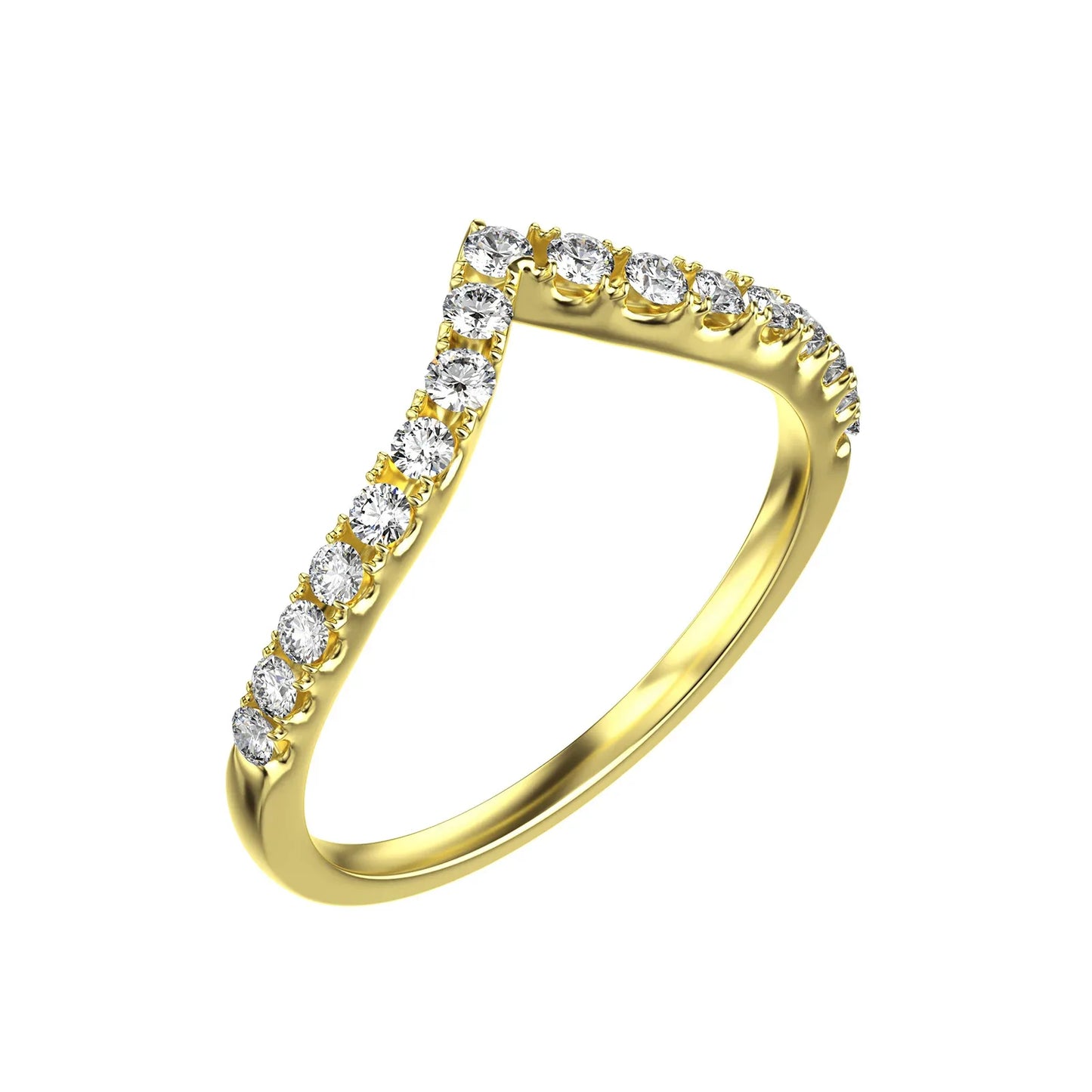 D Color VVS1 Moissanite Ring | S925 Silver Platinum Plated | Caratix
