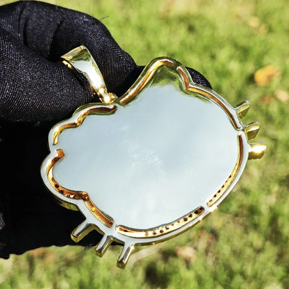 Cute Cat Pendant Necklace for Women – Gold Plated Cartoon CZ Sweet Style Jewelry - CaratixJewelry