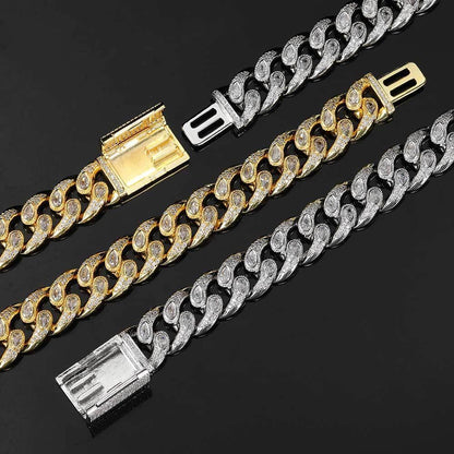 Eye Pendant Necklace Micro Pave Zircon Hip Hop Jewelry - CaratixJewelry