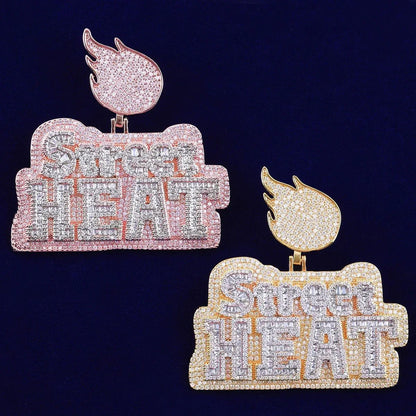 Women's Urban Graffiti Word Necklace | Hip Hop Baddie Jewelry - CaratixJewelry