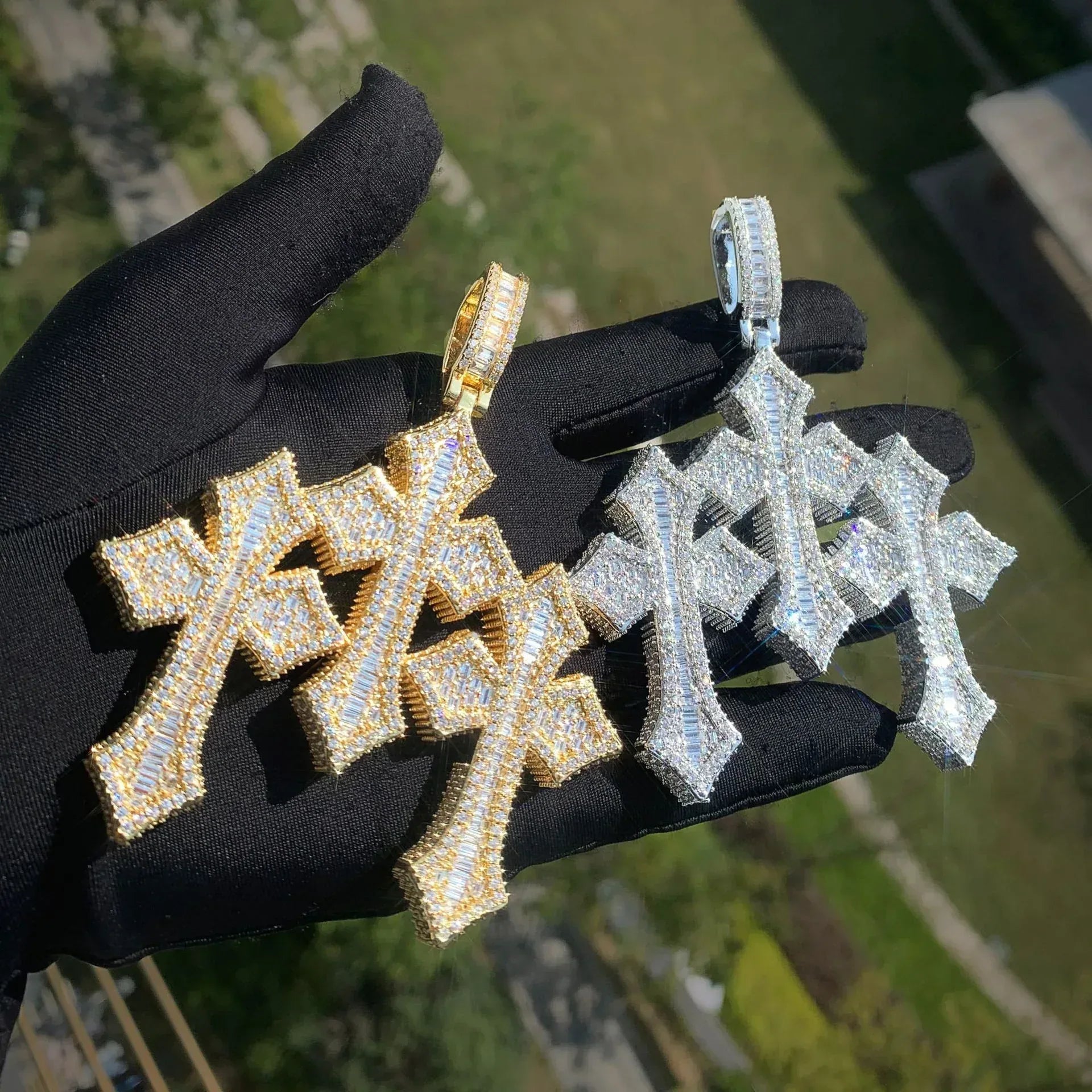Pendant Necklace | Iced Out Hip Hop Men’s Streetwear Jewelry - CaratixJewelry