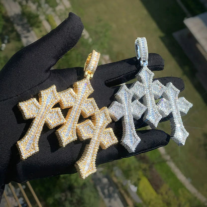 Pendant Necklace | Iced Out Hip Hop Men’s Streetwear Jewelry - CaratixJewelry