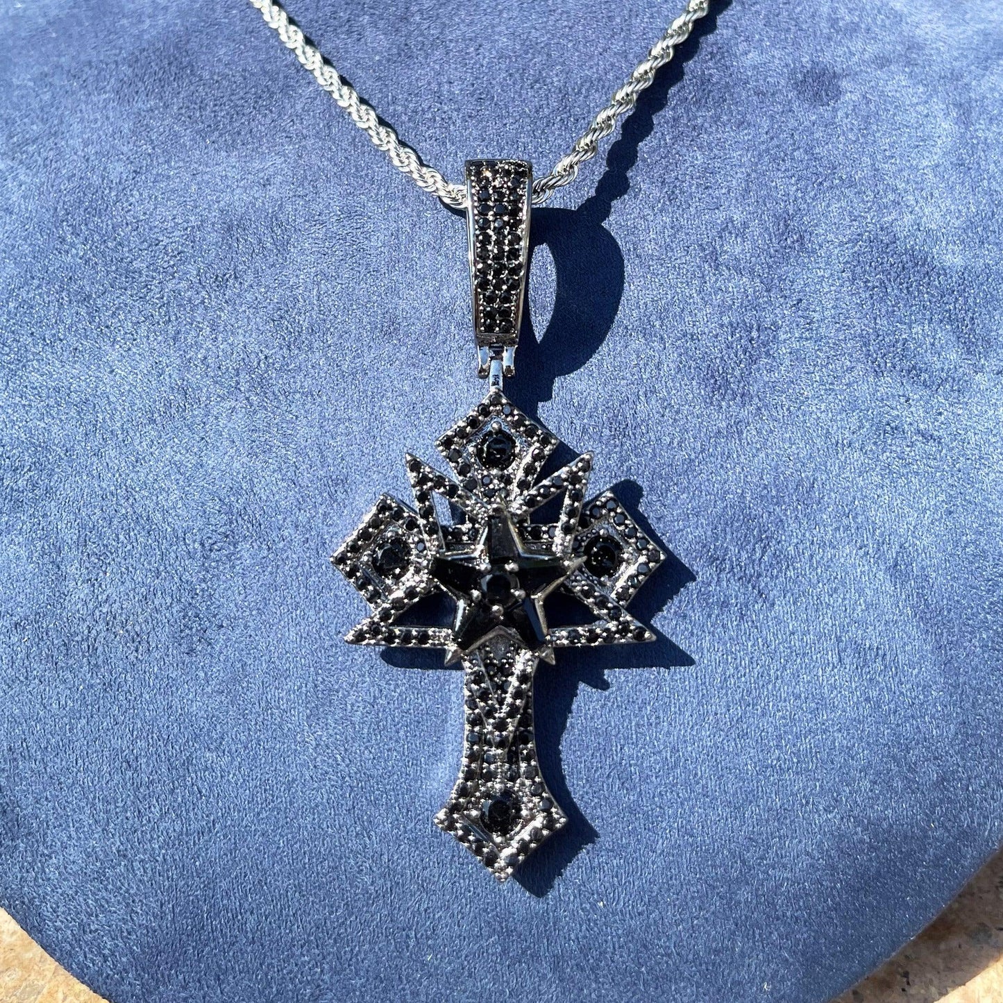 Men's Opium Style Gothic Necklace | Y2K Punk Grunge Jewelry | Caratix - CaratixJewelry