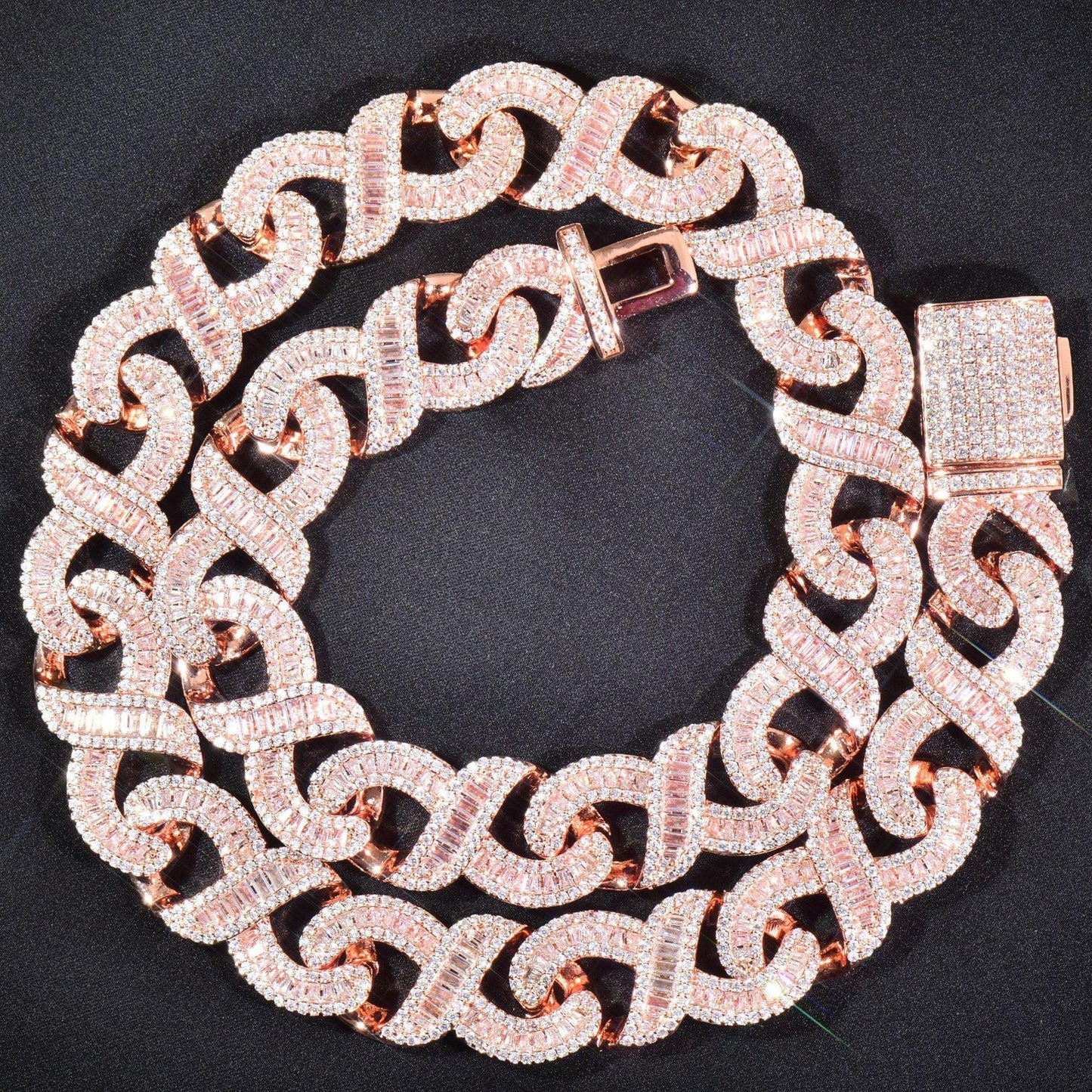 T-Shaped Zircon Necklace with Copper Setting | Unisex Street Style Jewelry – Caratix Jewelry - CaratixJewelry