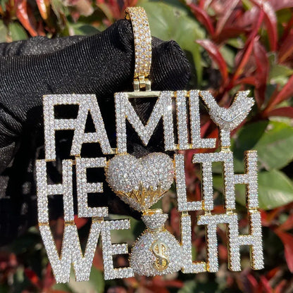 Men's Life Goals Mantra Necklace | Premium Copper CZ Inspirational Jewelry Caratix - CaratixJewelry