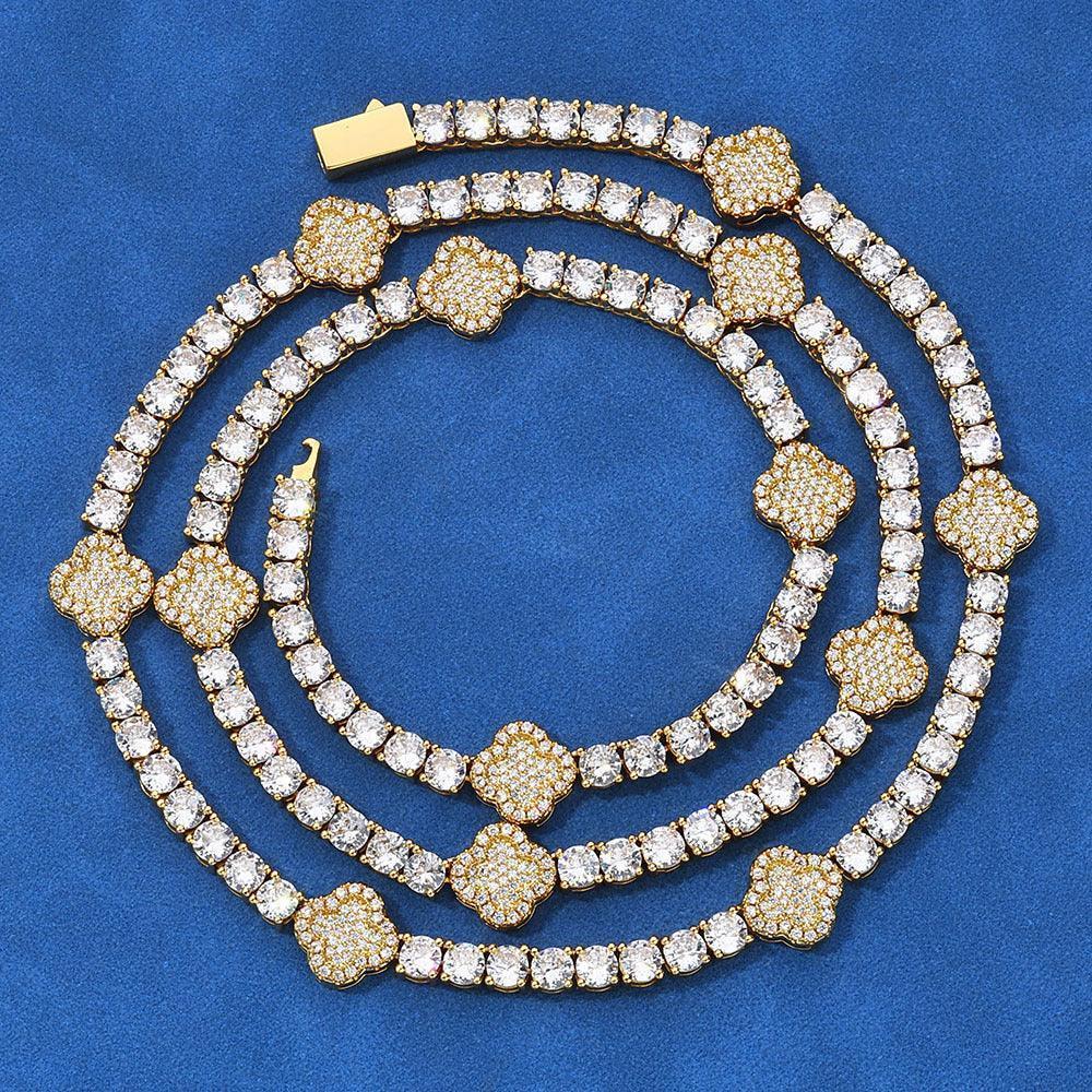 Custom Zircon Tennis Chain Necklace Bracelet Hip Hop Jewelry for Men | Caratix Jewelry - CaratixJewelry