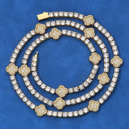 Custom Zircon Tennis Chain Necklace Bracelet Hip Hop Jewelry for Men | Caratix Jewelry - CaratixJewelry