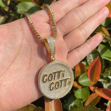 Men's Mob Boss Necklace | Premium Copper CZ Gangster Jewelry - CaratixJewelry