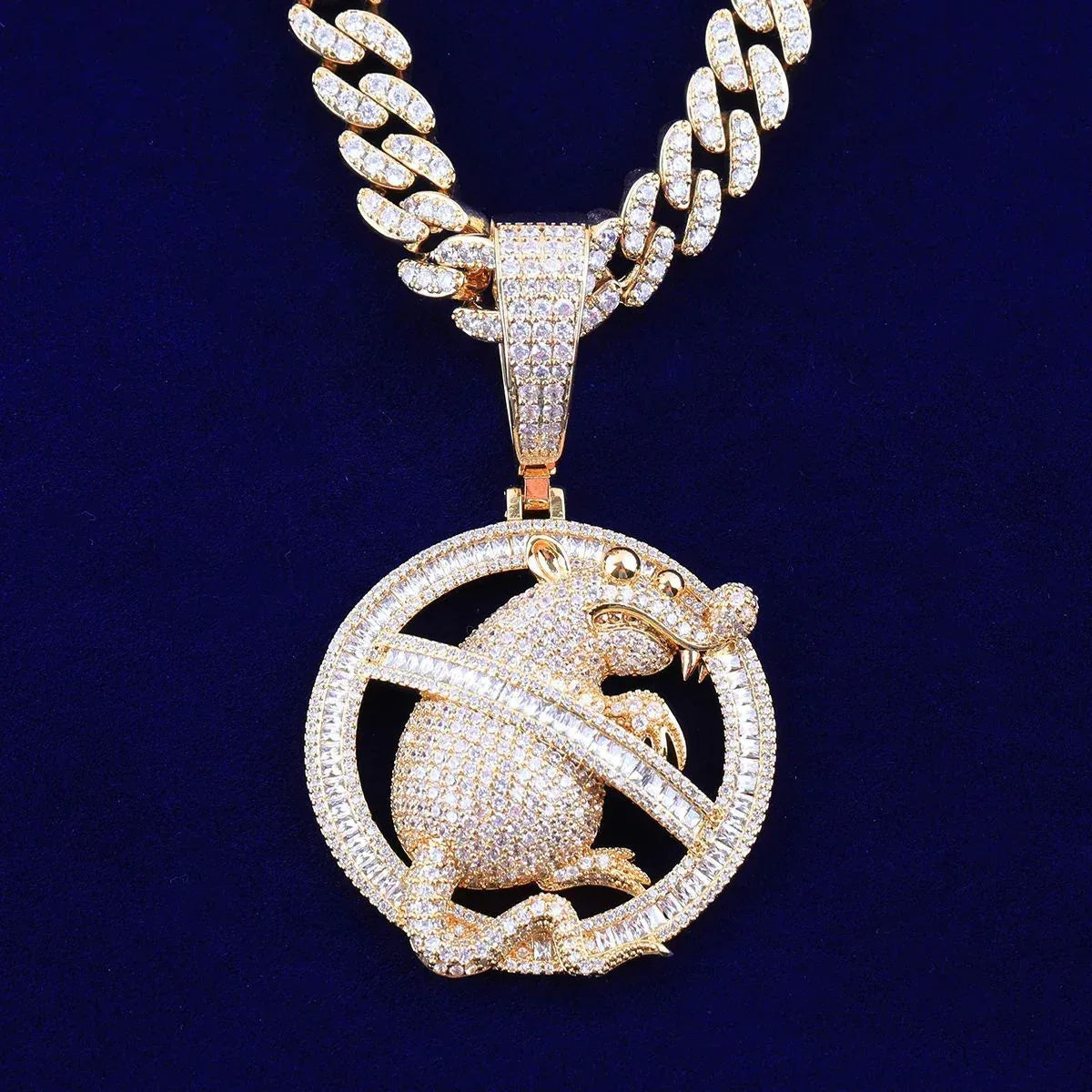 Men's & Women's Cartoon Character Necklace | Premium Copper CZ High-End Fashion Jewelry - CaratixJewelry