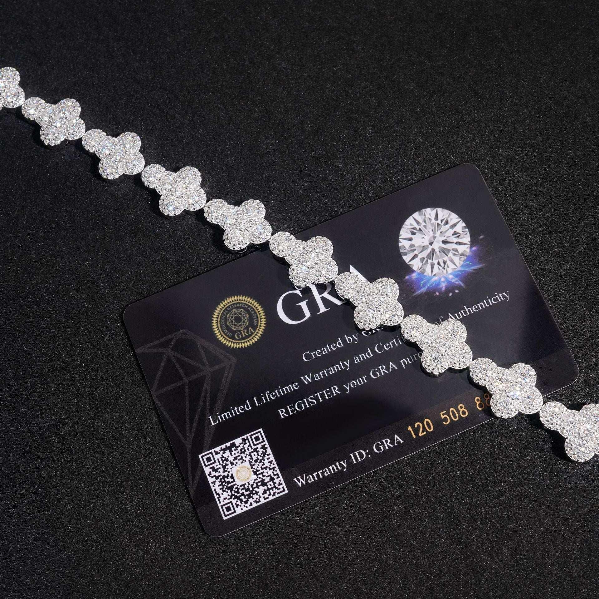 13mm Moissanite Cross Cuban Link Bracelet | S925 Silver Hip Hop Jewelry - CaratixJewelry