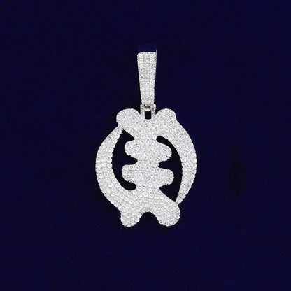 Iced Out Fish Bone Pendant | Women's Y2K Skeleton Necklace | Articulated Moving Fish Charm | Premium Copper CZ Hip Hop Jewelry | Cute & Edgy Bling | Caratix - CaratixJewelry