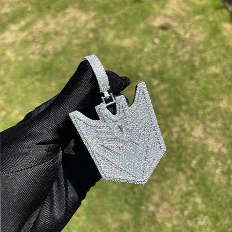 Luxury Iced Out Transformers Pendant for Men & Women | Hip Hop Robotic Head Necklace | Full CZ Unisex Bling | Cyberpunk Streetwear Jewelry | Caratix - CaratixJewelry