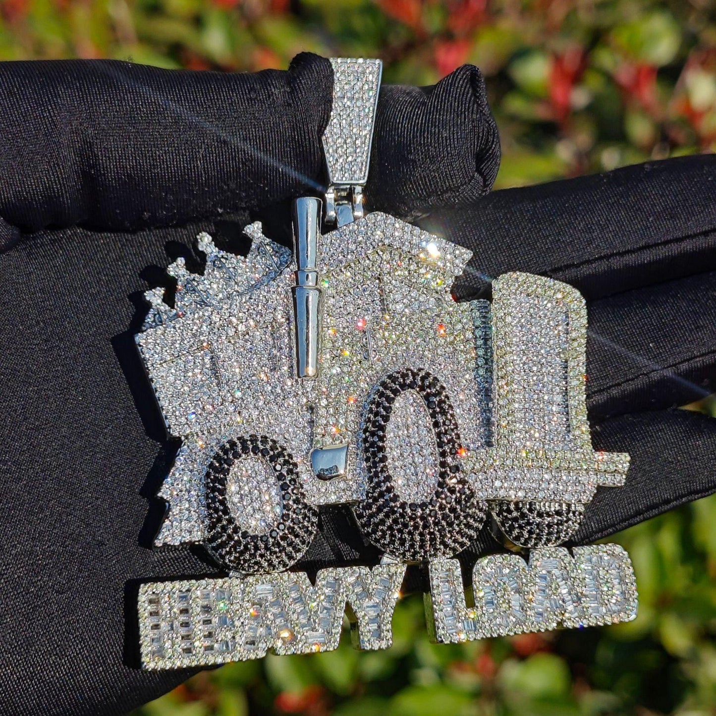 Iced Out Truck Pendant Necklace | CZ Heavy Hip Hop Men’s Streetwear Jewelry - CaratixJewelry