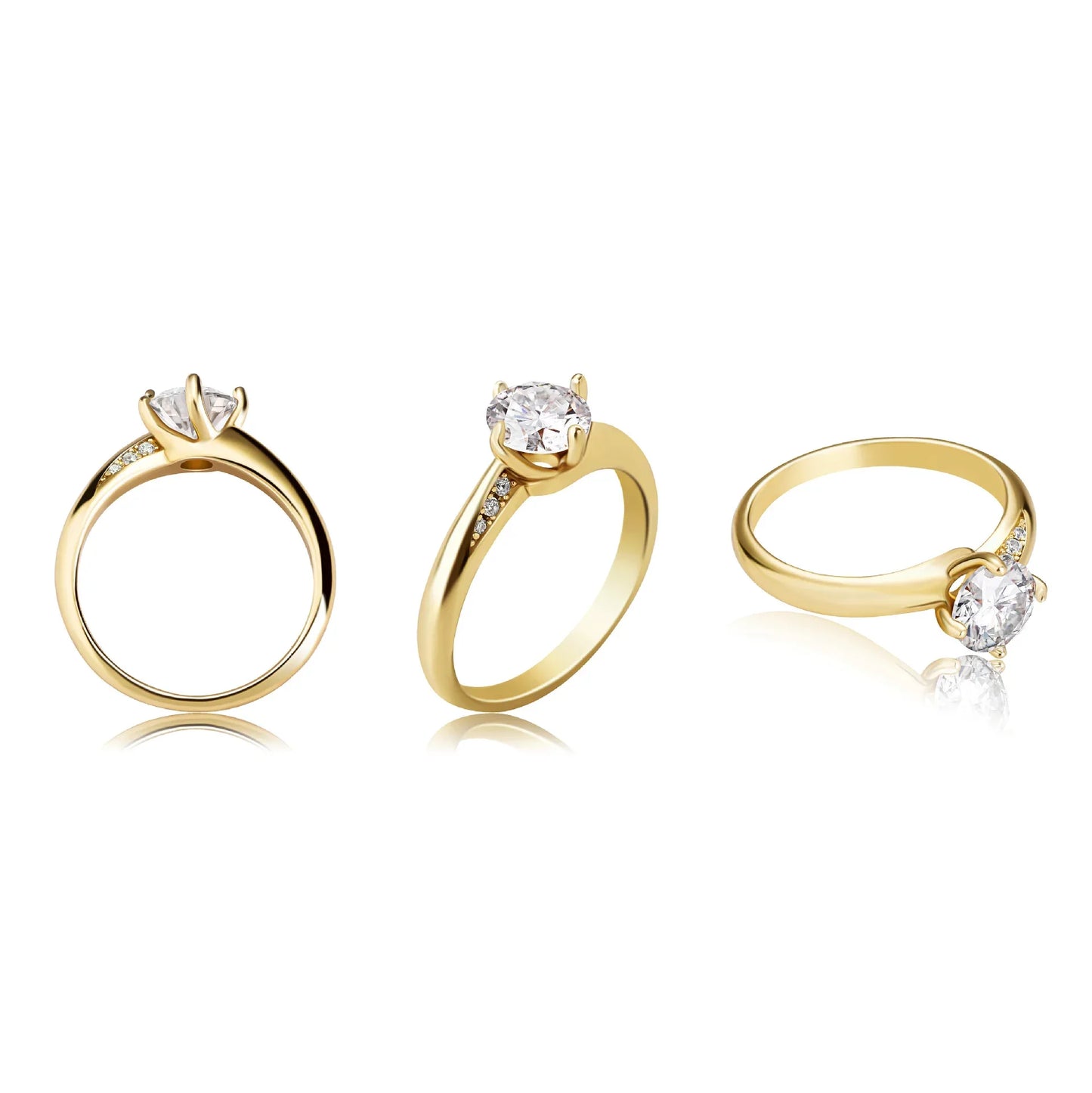 D Color VVS1 Moissanite Ring | S925 Sterling Silver | Caratix