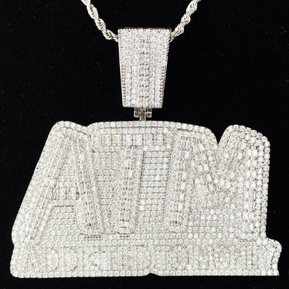 Women's "Addicted To Money" Necklace | Premium Copper CZ Cash Flow Jewelry - CaratixJewelry