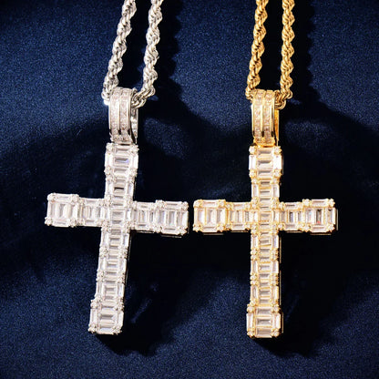 Iced Out Pendant Necklace – Hip Hop Punk CZ - CaratixJewelry