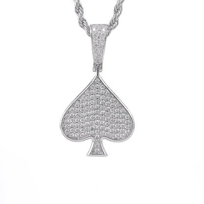 Heart Zircon Custom Chain Pendant Hip Hop Necklace for Men & Women | Caratix Jewelry - CaratixJewelry