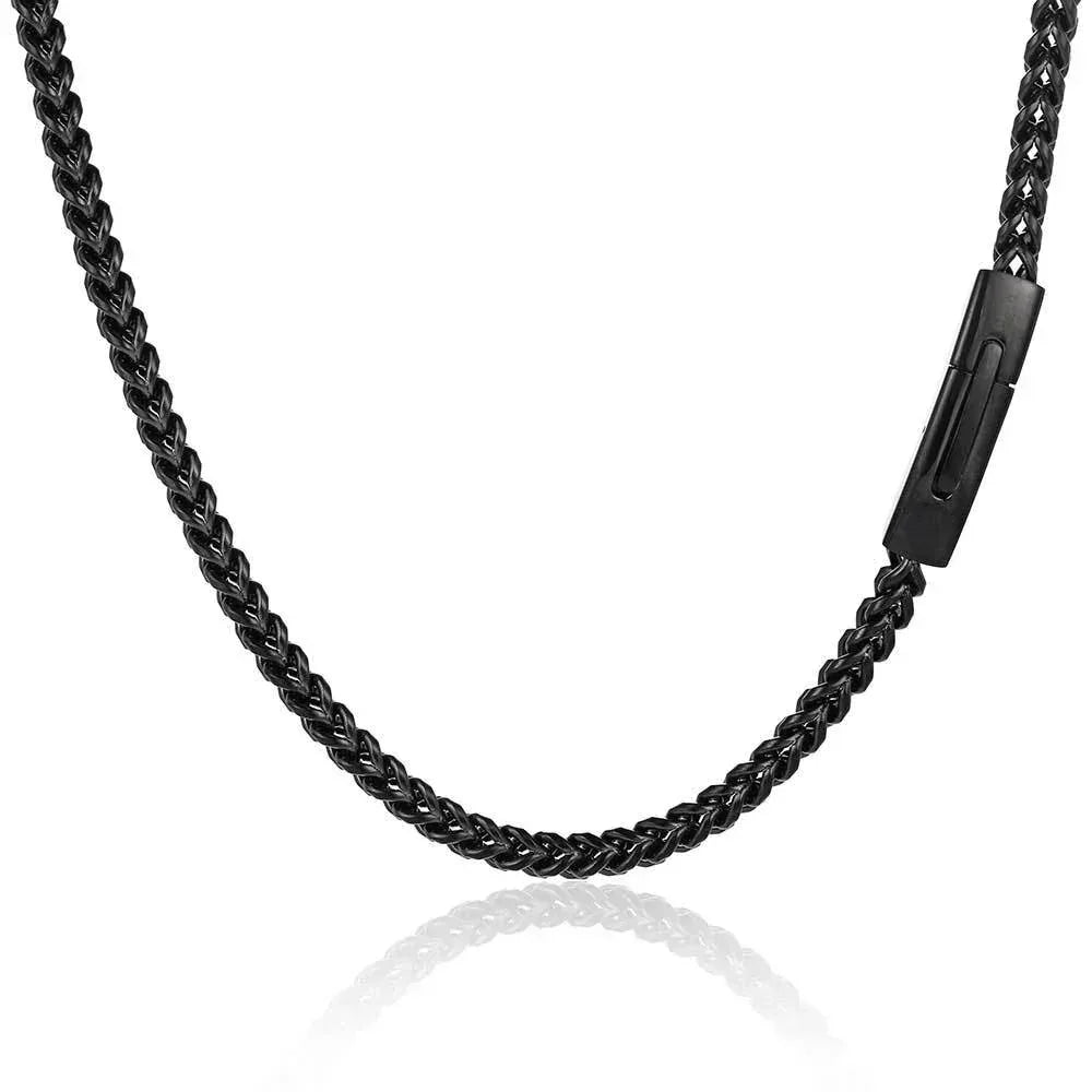 6mm Reversible Link Hip Hop Necklace Rapper Iced Out Chain Style for Men | Caratix Jewelry - CaratixJewelry