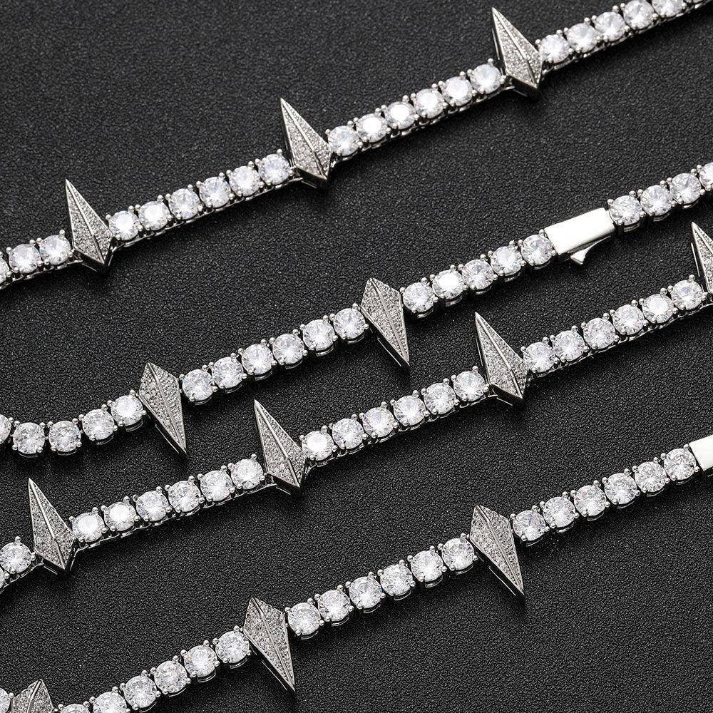 Custom S925 Silver 5mm Black Panther Necklace | Fierce Women's Hip Hop Bling | Caratix - CaratixJewelry