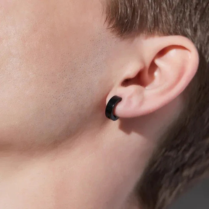 Premium Mens Magnetic Studs - Minimalist Non-Pierced Earrings