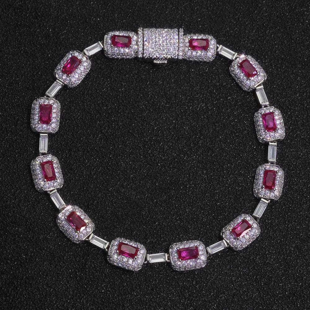 Emerald Zircon Colorful Gemstone Bracelet Luxury Jewelry for Women | Caratix Jewelry - CaratixJewelry