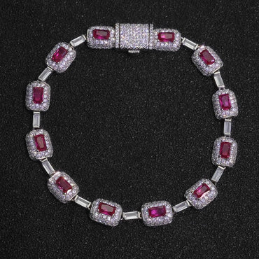 Emerald Zircon Colorful Gemstone Bracelet Luxury Jewelry for Women | Caratix Jewelry - CaratixJewelry