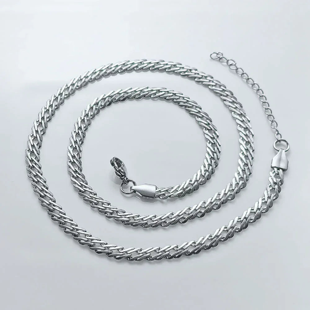 Custom 4mm Stainless Steel Keel Chain Hip Hop Jewelry for Men | Caratix - CaratixJewelry