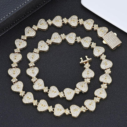 15mm Moissanite Money Bag Cuban Link Chain for Men – S925 Sterling Silver Custom Luxury Hip Hop Necklace - CaratixJewelry