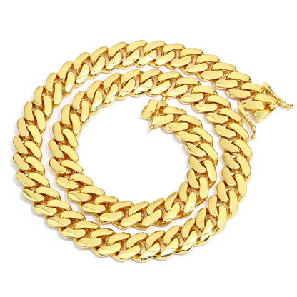 Polished Cuban Link Chain for Men – S925 Sterling Silver Minimalist Luxury Hip Hop Necklace - CaratixJewelry