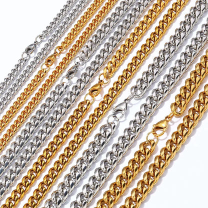 Rounded Cuban Chain Bracelet Stainless Steel Hip Hop Jewelry for Men | Caratix Jewelry - CaratixJewelry