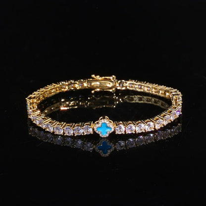 Zircon Tennis Chain Bracelet Rapper Iced Out Chain for Women | Caratix Jewelry - CaratixJewelry