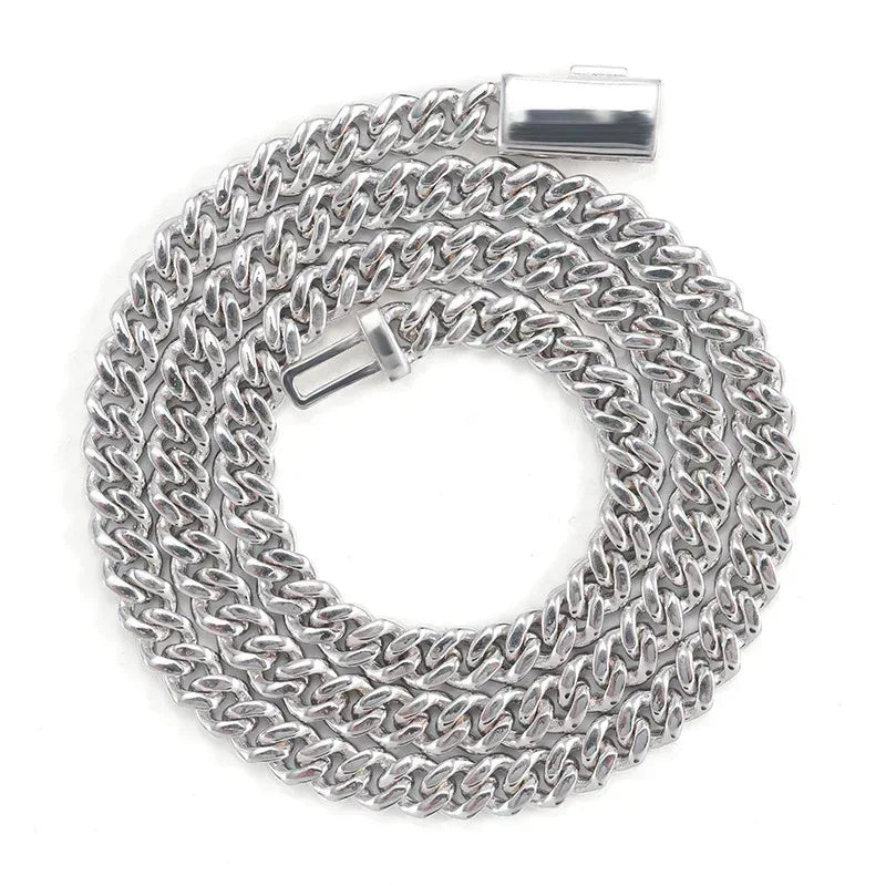 6mm Iced-Out Moissanite Cuban Link Chain – S925 Sterling Silver -Cut Hip Hop Streetwear Necklace - CaratixJewelry