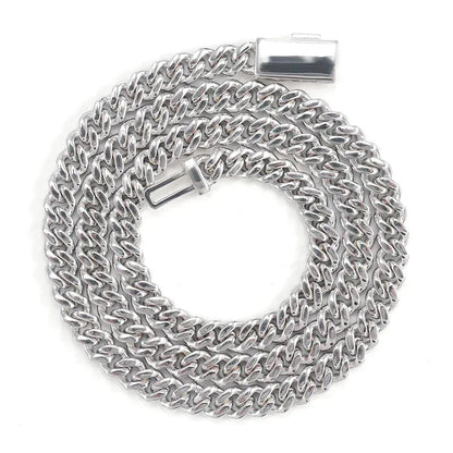 6mm Iced-Out Moissanite Cuban Link Chain – S925 Sterling Silver -Cut Hip Hop Streetwear Necklace - CaratixJewelry