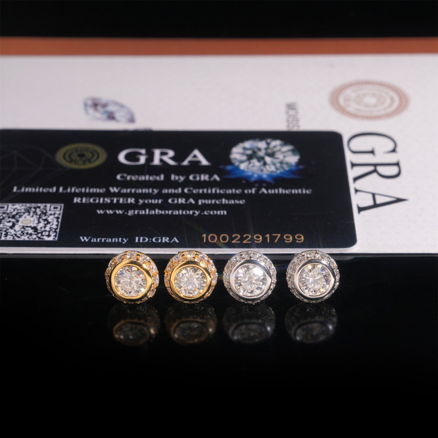 Premium 1ct 6.5mm Moissanite Stud Earrings S925 Silver | D VVS1 Solitaire | Caratix