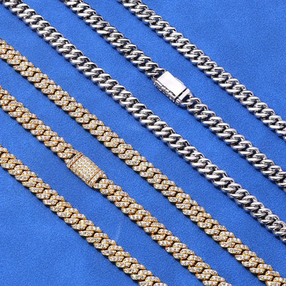 6mm Iced Out Cuban Bracelet Single Row Zircon for Men | Caratix Jewelry - CaratixJewelry