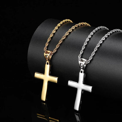Custom Pendants Square-Cut Iced Cross | Vintage Hip Hop Necklace for Men | Caratix - CaratixJewelry