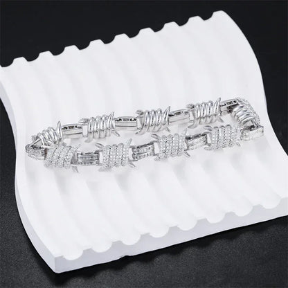 12.3mm Moissanite Cuban Link Necklace | S925 Silver Hip Hop Chain - CaratixJewelry