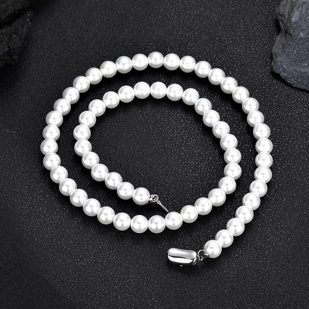 8mm Pearl Choker Necklace Minimal Luxury Jewelry for Women | Caratix Jewelry - CaratixJewelry