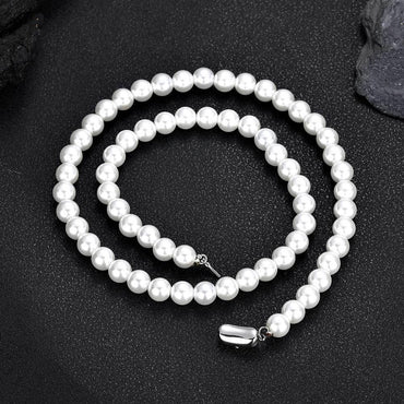 8mm Pearl Choker Necklace Minimal Luxury Jewelry for Women | Caratix Jewelry - CaratixJewelry